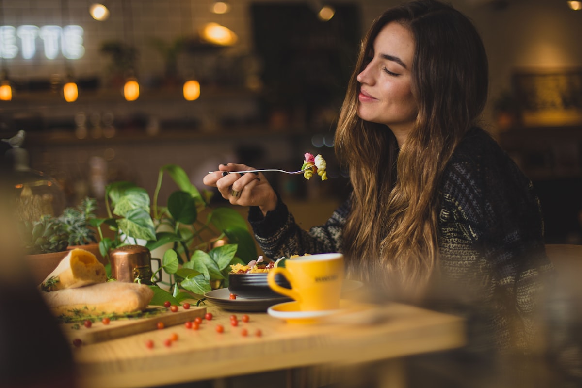Nutritious balanced meal preparation